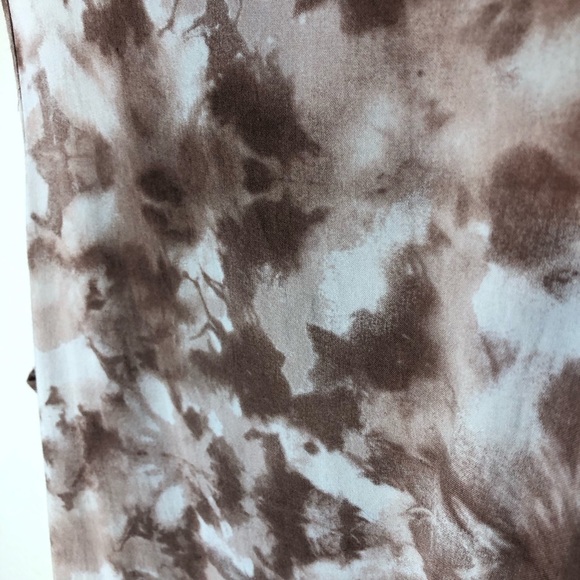 Lily White Hi Low Peplum Ruffled Hem Top Sz M Tank Boho Earthtone Romantic Girly - Picture 9 of 9